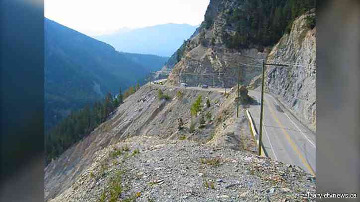 Spring construction project closes Trans-Canada Highway in Kicking Horse Canyon