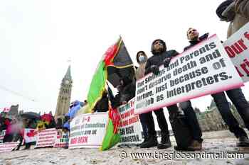 Politics Briefing: Canadian veterans group gives up Afghan rescue efforts amid Ottawa's bureaucratic roadblocks - The Globe and Mail