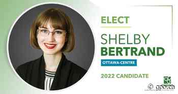 Shelby Bertrand nominated as Ontario Greens candidate in Ottawa Centre - Green Party of Ontario