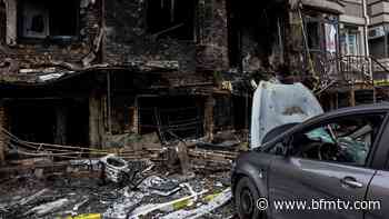Ukraine: des images de drone montrent un cycliste visé par des chars russes à Boutcha - BFMTV
