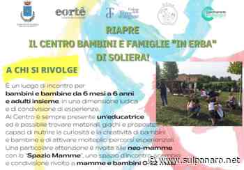Dal 20 aprile riaprono i Centri Bambini e Famiglie di Soliera, Novi e Rovereto - SulPanaro