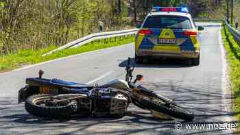 Zwischen Büscherheide und Barkhausen: Unfall in Bad Essen: Motorradfahrer erkennt Bremsmanöver zu spät - NOZ