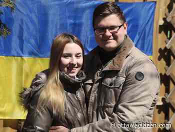 Ukrainian newlyweds begin life anew in Ottawa