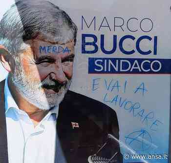 Comunali Genova: insulti e vandalismi su manifesti Marco Bucci - Agenzia ANSA