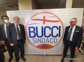 Genova, Marco Bucci inaugura il point elettorale di Vince Genova in Galleria Mazzini - Telenord.it