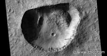 NASA Spots Oddball Mars Crater That's Out of Round     - CNET