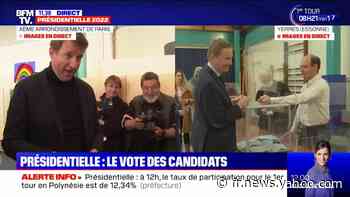 Présidentielle: Nicolas Dupont-Aignan vote à Yerres en Essonne - Yahoo Actualités