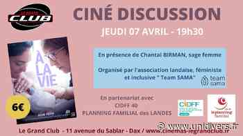 CINE DISCUSSION Dax jeudi 7 avril 2022 - Unidivers