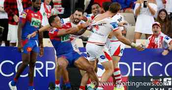 Anthony Griffin, Ben Hunt react to Zac Lomax's moment of madness in Dragons win over Newcastle - Sporting News