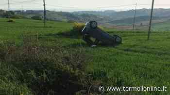Esce fuori strada e si ribalta con l'auto nei campi, ferita 50enne - Termoli Online