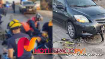Accidente vial en Puente Ameca deja a ciclista seriamente lesionado - NotiEspacio PV