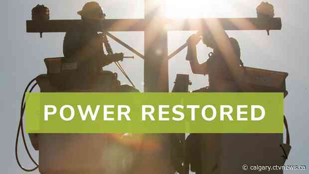 Power restored in 3 Calgary neighbourhoods after brief outage