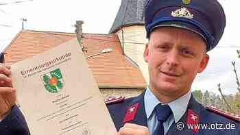 Büchel ist neuer Chef der Feuerwehr Hummelshain