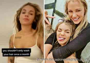 Blackpool personal trainer only washes hair once a month