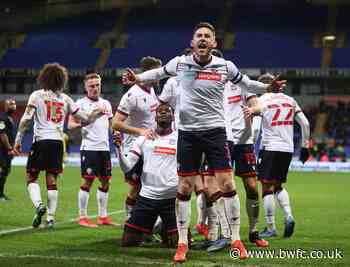 Jones Back But Injury Blow For Isgrove - News - Bolton Wanderers