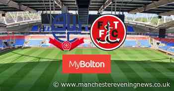 Bolton Wanderers 1-1 Fleetwood Town: Highlights from reserves clash as Isgrove goes off early - Manchester Evening News