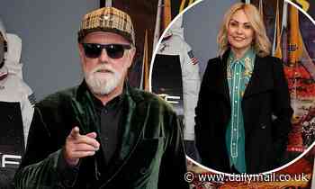 Roger Taylor, 72, recycles forest velvet blazer while wife Sarina, 50, looks chic at film screening - Daily Mail