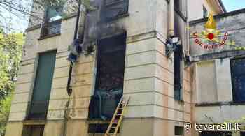 Incendio in una palazzina dell'ex Opn - tgvercelli.it