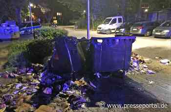 POL-ME: Zwei Müllcontainer brannten - Polizei ermittelt ! - Monheim - 2204072