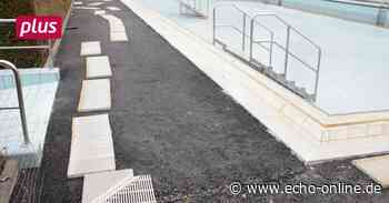 Vorbereitungen für die Freibad-Saison in Trebur - Echo Online