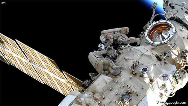 Russian Cosmonauts Complete Spacewalk To Set Up 37-Foot-Long Robotic Arm - SciTechDaily