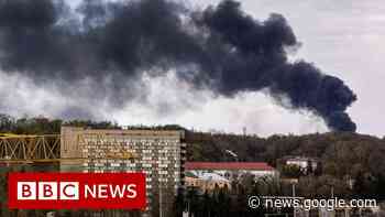 Missiles hit Lviv in Ukraine's west as Russia bombards cities - BBC News - BBC News