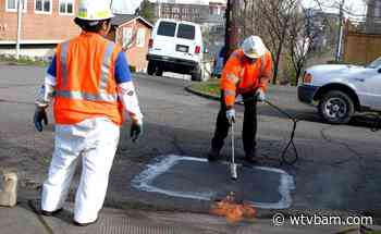 “Spring” weather delays start of downtown Coldwater sidewalk project - WTVB