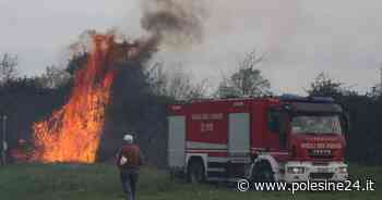 Dà fuoco all'erba, scoppia un incendio - La Voce di Rovigo - La voce di Rovigo