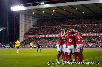 Watford's Philip Zinckernagel provides Nottingham Forest assist