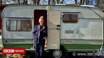 She’s Turned A Little RV Into An Eight-Seat Touring Cinema