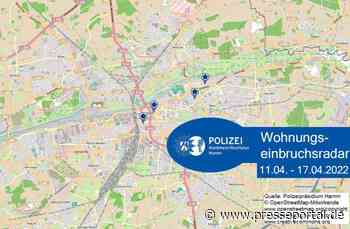 POL-HAM: Wohnungseinbruchsradar Hamm für die Woche vom 11. April bis 17. April 2022