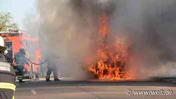Brennende Elektroautos – damit muss die Feuerwehr erst lernen umzugehen