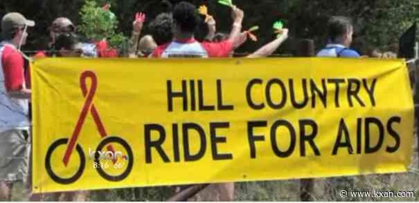 Flags at Pease Park to honor those who died of HIV, AIDS