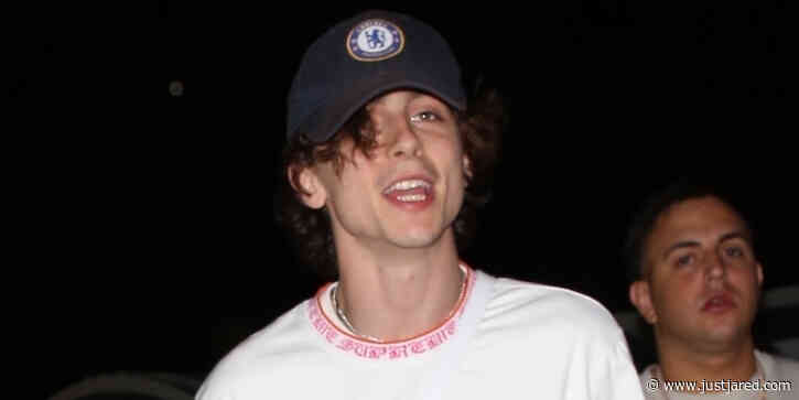 Timothee Chalamet Is All Smiles During Night Three of Coachella 2022