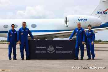 NASA’s SpaceX Crew-4 Astronauts Arrive at Florida Spaceport for Final Preparations Before Launch