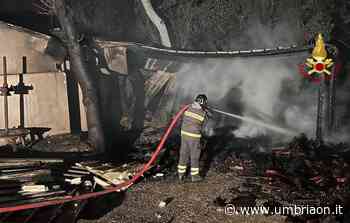 Massa Martana, fiamme in un annesso agricolo - umbriaON