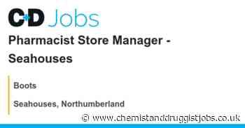 Boots: Pharmacist Store Manager - Seahouses