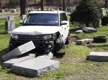 Massachusetts driver knocks over 8 headstones in crash at cemetery - Fall River Reporter