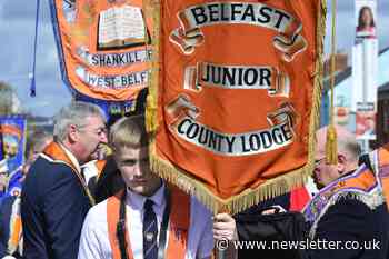 In pictures: ‘Superb day’ for Junior Orange in first parade since coronavirus - Belfast News Letter