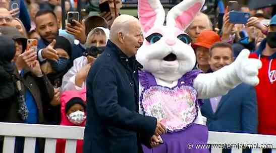 Now We Know Who Was in Easter Bunny Suit Wrangling Biden - It Explains So Much