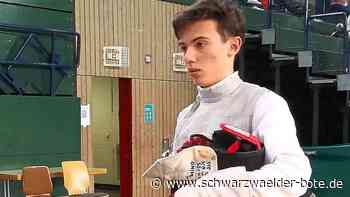 Fechten – Landesmeisterschaft: Tim Keller vom TSV Calw holt Silber bei der Landesmeisterschaft