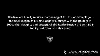Raiders mourn the passing of Ed Jasper - Raiders.com