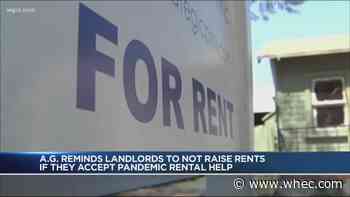 Attorney General James reminds landlords not to raise rent if they accepted pandemic relief