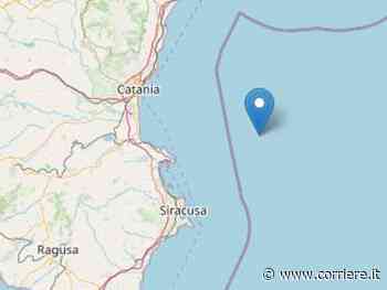 Terremoto a Catania e Siracusa oggi, scossa di magnitudo 4.2 al largo della costa - Corriere della Sera