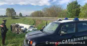 Camion ribaltato: la provinciale è stata riaperta - Gazzetta di Parma