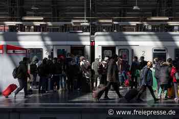 1,8 Millionen Bahn-Reisende über Ostern - Züge unpünktlicher - freiepresse.de