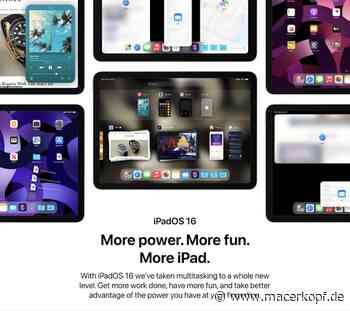 iPadOS 16: Konzept zeigt verbessertes Multitasking, Studio Mode und mehr › Macerkopf - Macerkopf - Apple News aus Cupertino