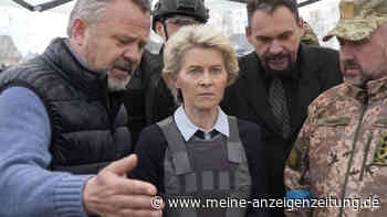 Russland-Sanktionen: EU-Chefin von der Leyen kündigt Verschärfung an