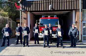 FW-MK: Beförderungen und Ernennungen bei der Löschgruppe Lössel