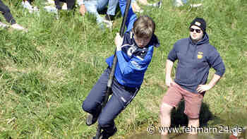Grabenspringen auf Fehmarn: Tollkühne Flüge über die Au - fehmarn24.de